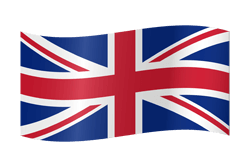 Flag of the United Kingdom - Flag of the United Kingdom of Great Britain and Northern Ireland - Waving
