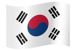 Flag of South Korea - Waving
