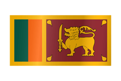 Flag of Sri Lanka - Waving