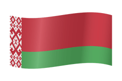 Flag of Belarus - Waving