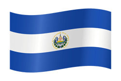 Flag of El Salvador - Waving