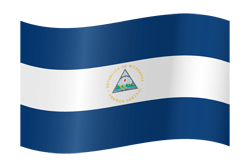 Flag of Nicaragua - Waving