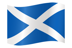 Flag of Scotland - Waving