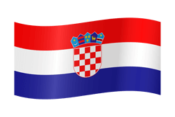 Flag of Croatia - Waving