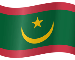 Flag of Mauritania - Waving