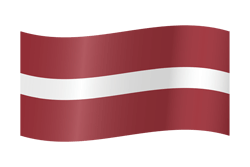 Flag of Latvia - Waving