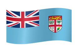 Flag of Fiji - Waving