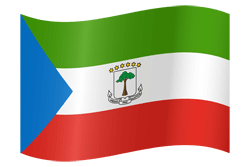 Flag of Equatorial Guinea - Waving