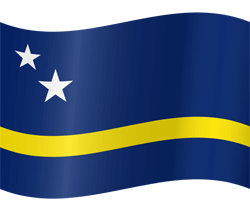 Flag of Curacao - Waving