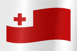 Flag of Tonga - Waving