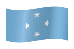 Flag of Micronesia - Waving