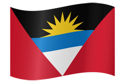 Flag of Antigua and Barbuda - Waving