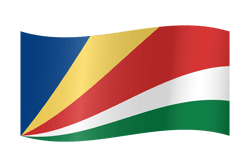 Flag of the Seychelles - Waving
