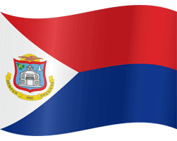 Flag of Saint Martin - Waving