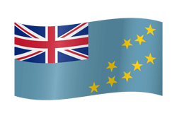 Flag of Tuvalu - Waving