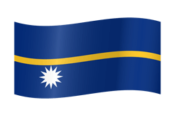 Flag of Nauru - Waving