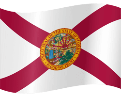 Flag of Florida - Waving