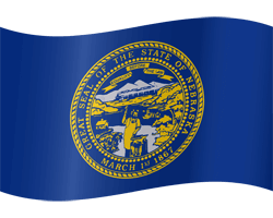 Flag of Nebraska - Waving
