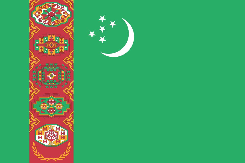 Flag of Turkmenistan